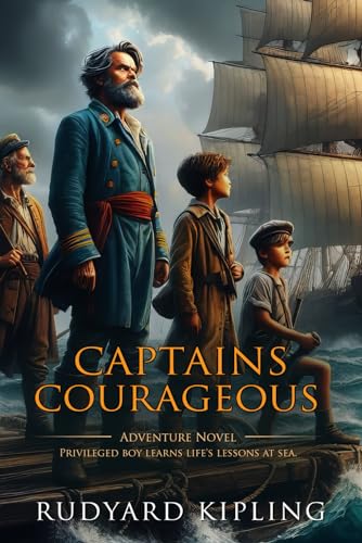 Captains Courageous: Complete with Classic illustrations and Annotation von Independently published